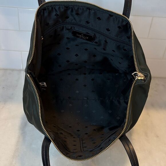 Kate Spade Purse Handbag Pocketbook Nylon Full Zip Medium Tote Shoulder Bag - Picture 11 of 15